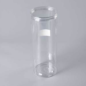 Clear PET Plastic <b>Jar</b> Round Screw Cap Storage Container Custom Logo Packaging for Baby Pet Food <b>Cookies</b> Cake - Product Image 3