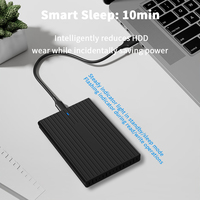 Contenitore per disco rigido SATA da 2.5 pollici di alta qualità interfaccia USB3.0 supporta 4TB 5Gbps custodia per disco rigido Mobile di trasmissione