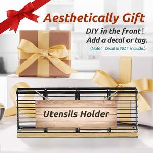 4 bölmeli ekstra büyük mutfak eşyası tutucu çiftlik pişirme malzemesi depolama - Product Image 4