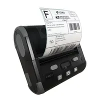 MHT-P1081 Printer Label Penerimaan 108Mm 4 Inci, Gigi Biru Portabel