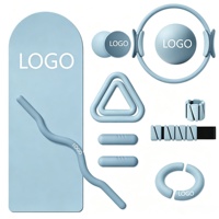 Kit de Pilates Premium d'usine : Slider durable, haltères en silicone, anneau de yoga pour femmes, poids de cheville, accessoires de Pilates pour entraînement à domicile