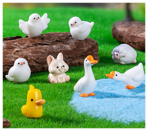 Máy Tính Để Bàn Đồ Trang Trí Nhỏ Phim Hoạt Hình Phòng Khách Vườn Trang Trí Nhựa Động Vật Thủ Công 3D Dễ Thương Vịt Ngỗng Trẻ Em Sưu Tập Bức Tượng Nhỏ - Product Image 4