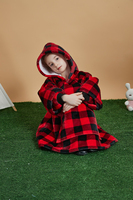 Couverture-gilet géante pour enfants, ultra douce en sherpa, ignifuge, personnalisable, pour l'hiver, pour tout-petits