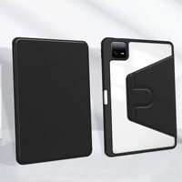Casing kulit PU penutup Flip untuk Xiaomi Pad 8/8 Pro MiPad 8 11.2 "lengan Tablet untuk Xiaomi Pad 7/7 Pro MiPad7 11.2 inci casing berdiri