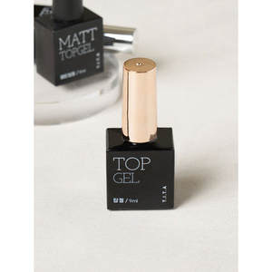 BEST <b>Matte</b> Gel <b>Nail</b> <b>Polish</b> 9 ml Non-Wipe Top for <b>Nail</b> Art - Product Image 1