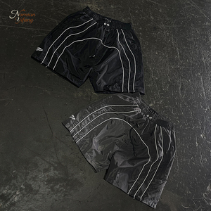 ผู้ผลิตเสื้อผ้า กางเกงวิ่งผู้ชายแบบสั่งทำพิเศษ น้ำหนักเบา ลายทาง กันลม ผ้าไนลอน สะท้อนแสง สำหรับผู้ชาย - Product Image 1