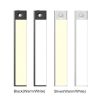 Détecteur de mouvement à Led Rechargeable par Usb, vente en gros, éclairage d'intérieur pour armoire de cuisine