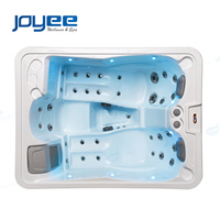 JOYEE – Jacuzzi Spa extérieur 3 places, moderne, avec massage Balboa, pour jardin, économique, en acrylique – Vente directe usine
