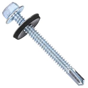 Tornillo Autorroscante Hexagonal Lingkun M8x50mm Clase C 8.8 Zincado para Construcción - Product Image 1