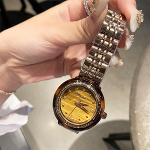 Fashionable Gemstone Women's <b>Watch</b>, Tiger Eye Stone Wristwatch, Casual <b>Quartz</b> <b>Watch</b> - Product Image 5