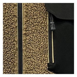 맞춤형 셰르파 양털 재킷 하이브리드 니트 재킷 후드가있는 남성 재킷 - Product Image 6