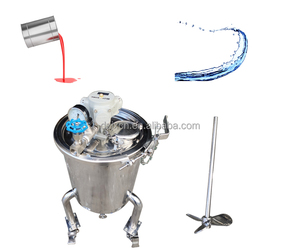 Réservoir de mélange industriel <span class=keywords><strong>en</strong></span> acier inoxydable 304/316L agitateur pneumatique mobile mélangeur équipement cosmétique alimentaire chimique - Product Image 4