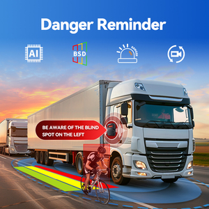 Hệ thống camera <span class=keywords><strong>DVR</strong></span> xe tải 6 kênh AI BSD 10 inch với màn hình IPS AHD TFT để giám sát điểm mù cho xe tải hạng nặng và xe buýt - Product Image 3