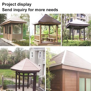 Gazebo <span class=keywords><strong>de</strong></span> <span class=keywords><strong>jardin</strong></span> <span class=keywords><strong>tonnelle</strong></span> cour maison <span class=keywords><strong>jardin</strong></span> extérieur volets wpc pergola cadre kit - Product Image 6