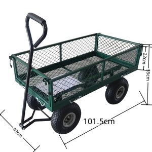 Garden and Firewood Moving Vehicle Four-Wheel Plastic Dump Truck for Agricultural Use Outdoor - Product Image 5