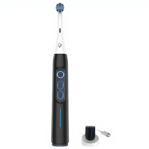 <span class=keywords><strong>Brosse</strong></span> à <span class=keywords><strong>dents</strong></span> électrique sonique intelligente compatible <span class=keywords><strong>Oral</strong></span> <span class=keywords><strong>B</strong></span> <span class=keywords><strong>Io</strong></span>, rechargeable, étanche IPX7, en acier inoxydable, poils doux - Product Image 2