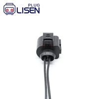 6X0973722G FEP Konektor Sensor ABS 2 Pin Betina dengan Kabel Harness untuk VW Audi