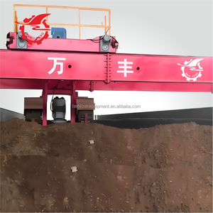 Compost <strong>Bioreactor</strong> Wheel Type Compost Turner Machine <strong>Fermented</strong> Machine for Big Scale of Organic Fertilizer Factory - Product Image 1