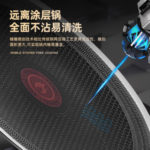 Chất Lượng Cao Gấp Thịt Nướng Tấm Khí Cảm Ứng Nhà Ngoài Trời Cắm Trại 316 Thép Không Gỉ Tổ Ong Không Dính Chiên Nướng <span class=keywords><strong>Pan</strong></span> - Product Image 5