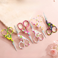 Ciseaux de couture à pointe fine pour broderie Stork, coupe-fils pour point de croix, mini ciseaux ménagers en acier inoxydable pour travaux d'aiguille