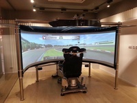 Pantalla de Proyección Curva de 180/220/360 Grados, Pantalla de Proyección Curva de 180 Grados para Simulador de Vuelo