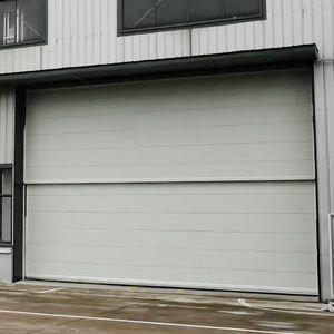 <span class=keywords><strong>Porte</strong></span> <span class=keywords><strong>coulissante</strong></span> à section élévatrice électrique personnalisée, <span class=keywords><strong>porte</strong></span> de <span class=keywords><strong>garage</strong></span> coupe-vent au design moderne en acier inoxydable - Product Image 4
