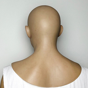 Maschera in Silicone Personalizzata HLC per Personaggi Maschili e Femminili, Maschera Realistica con Capelli e Barba per Film e Spettacoli - Product Image 3