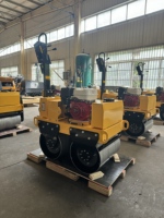 Compacteur à double tambour mini haute performance SVH50 de 0,5 tonne, autoporté, pour le compactage de l'asphalte et du sol