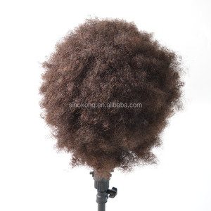 Wholesale Hair Dressing Headform 100% Human Hair Curly <strong>Hairdressing</strong> Afro <strong>Training</strong> Mannequin <strong>Head</strong> - Product Image 4