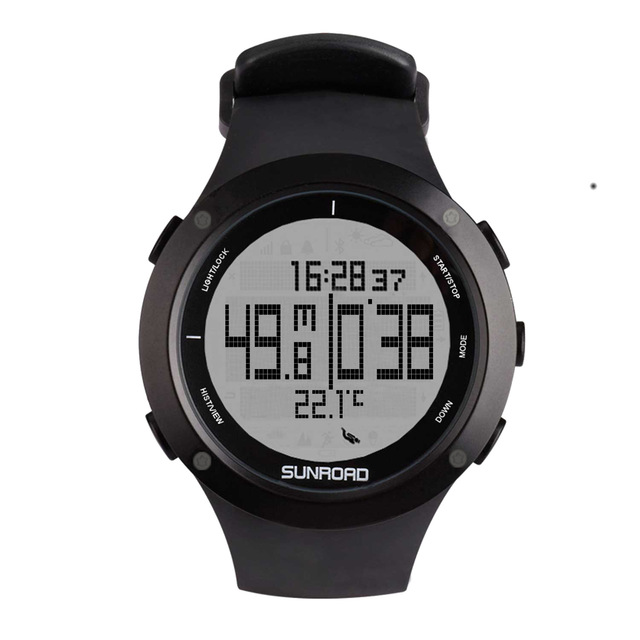 Professional Freediving Watch for Underwater Spearfishing Pool Dynamic Monofin Training Dive Watches