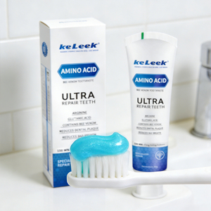 Pâte dentifrice au venin d'abeille KeLeek en gros 105g Formule Acides Aminés Soin <span class=keywords><strong>Dentaire</strong></span> Ultra Réparateur Réduit la Mauvaise Haleine - Product Image 4