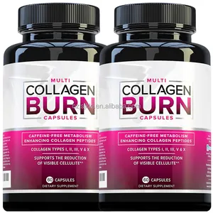 OEM Private Label Suppliers Fat Burning Skinny and Skin Whitening Collagen Burn Capsules