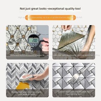 Papier peint auto-adhésif imperméable en mousse XPE à motifs géométriques de luxe léger pour la décoration intérieure du salon
