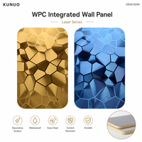 Panel de Pared con Efecto Láser de Carbón de Bambú, Tablero Decorativo Holográfico para Boutique, Baño, Almacén, Fondo de Exhibición