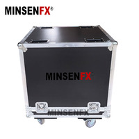 MINSENFX 10 mètres cinq têtes DMX512 contrôle électrique fer feu scène Machine lance-flammes effet pour fête projecteur DJ spectacle