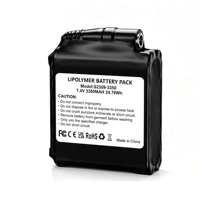 Batería Recargable de 7.4V 3350mAh para Guantes Calefactables, Batería de Repuesto de Iones de Litio para Guantes, Calcetines y Ropa con Calefacción Eléctrica, OEM