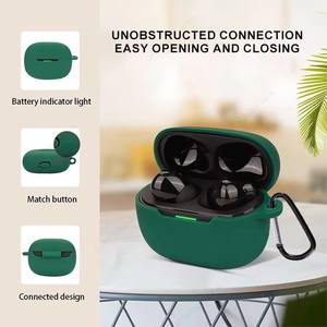 Funda de silicona líquida de grado alimenticio para <span class=keywords><strong>Xiaomi</strong></span> Buds <span class=keywords><strong>3</strong></span> 4 5, protección completa contra arañazos y suciedad para Redmi Buds 4 5 PRO <span class=keywords><strong>Lite</strong></span> Active Case - Product Image 2