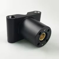 CNC personalizado y para servicios de mecanizado China Aluminio negro anodizado Acero inoxidable Torneado Perforado Brochado Marca Leite - Product Image 5