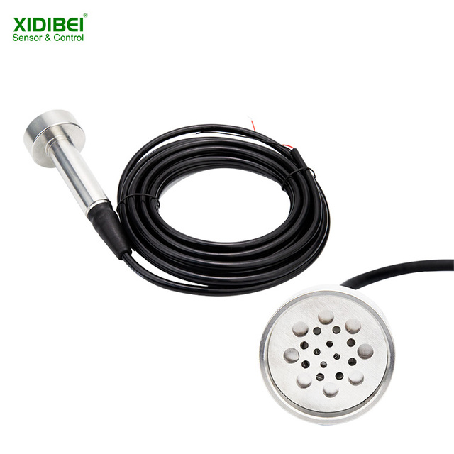 Anti-pollution Submersible Groundwater Level Monitoring Ultrasonic Level Sensor 0-200m Range 0.5% Accuracy ABS Material DC 9-36V