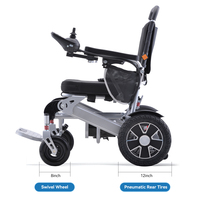 J & J Mobility Aluminium fauteuil roulant électrique pliable mobile handicapé fauteuil roulant électrique avec batterie au lithium L394
