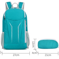 Neuer Ultraleichter Weicher Minimalistischer Ripstop Faltbarer Sport-Kletterrucksack Leichter Wasserdichter Rucksack mit Eigenem Logo für Männer und Frauen