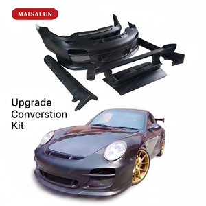 Kit de carrosserie de Style <span class=keywords><strong>GT3</strong></span> <span class=keywords><strong>prix</strong></span> usine avec pare-chocs avant arrière jupes latérales Spoiler Bodykit pour <span class=keywords><strong>Porsche</strong></span> 911 <span class=keywords><strong>997</strong></span> 2004-2012 kit de carrosserie - Product Image 1