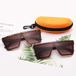 特大リムレスメンズファッションスクエアサングラスミラーヴィンテージレトロメガネ女性サングラス - Product Image 4