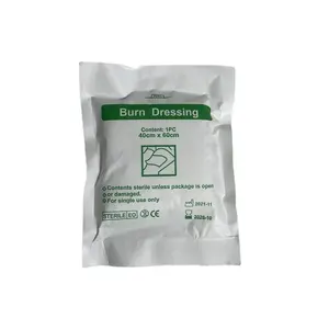 Pansement pour brûlures, gaze compressée stérile, tampon pour brûlures, soin des plaies, anti-infection, pommade antibiotique, gel, brûlures, trousse de premiers secours - Product Image 1