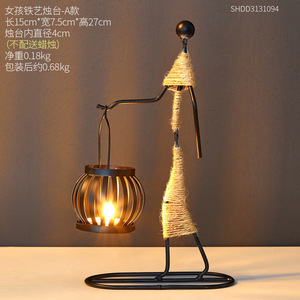 Chandelle Taipei, Décoration <span class=keywords><strong>de</strong></span> Table pour Restaurant Européen, Ornement pour <span class=keywords><strong>Comptoir</strong></span> <span class=keywords><strong>de</strong></span> Bar Musical - Product Image 5