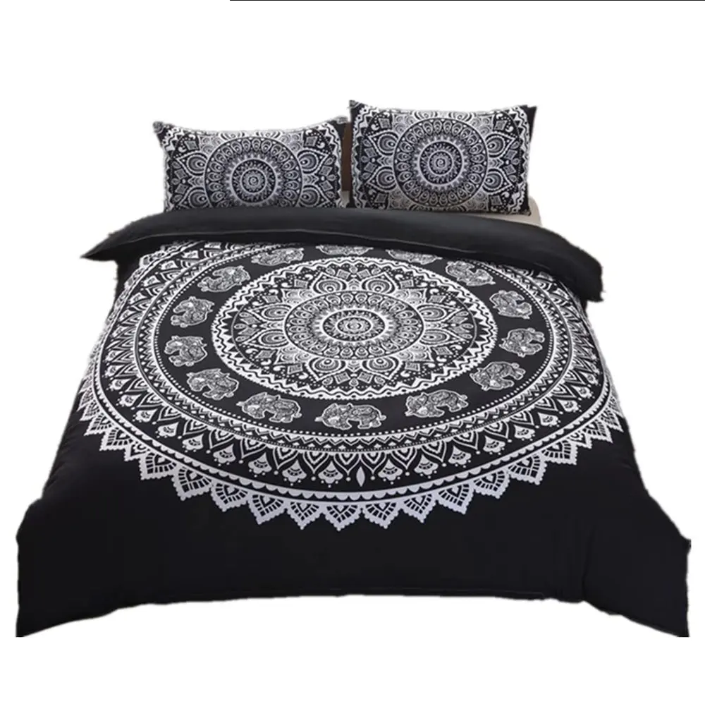 2020 popolare di disegno della boemia di mandala trapunta copre federa set di biancheria da letto letto Indiano casa