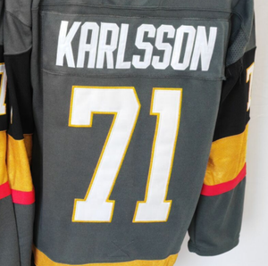 Sẵn Sàng Để Tàu <span class=keywords><strong>Vegas</strong></span> Jack Eichel Vàng Nhà Chất Lượng Tốt Nhất Khâu Quốc Gia Hockey Jersey - Product Image 4