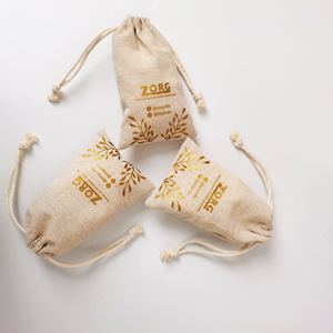 Bolsa de Algodón con Cordón para Accesorios para el Cabello Personalizada PERFECTUSM, Logotipo Impreso en Serigrafía, Ecológica, Segura, Guangdong - Product Image 1