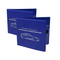 Organisateur de documents de voiture, porte-cartes d'identité, porte-cartes d'immatriculation et d'assurance en plastique