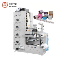 Machine d'impression flexographique haute vitesse pour gobelets en PVC, BOPP, PE, papier, film plastique, feuille d'aluminium, étiquettes 2, 4, 5 couleurs
